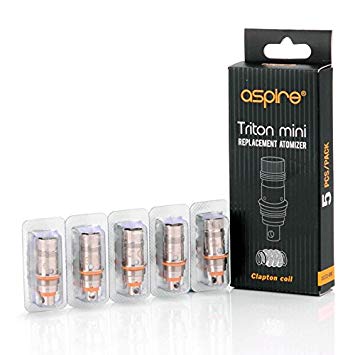 Aspire - Triton Mini Replacement Atomizer Head - "1.2Ω" & "1.5Ω" - 5pcs