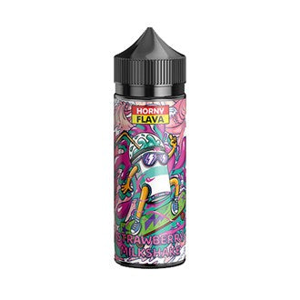 Horny Flava Milkshake - Strawberry - 120mls