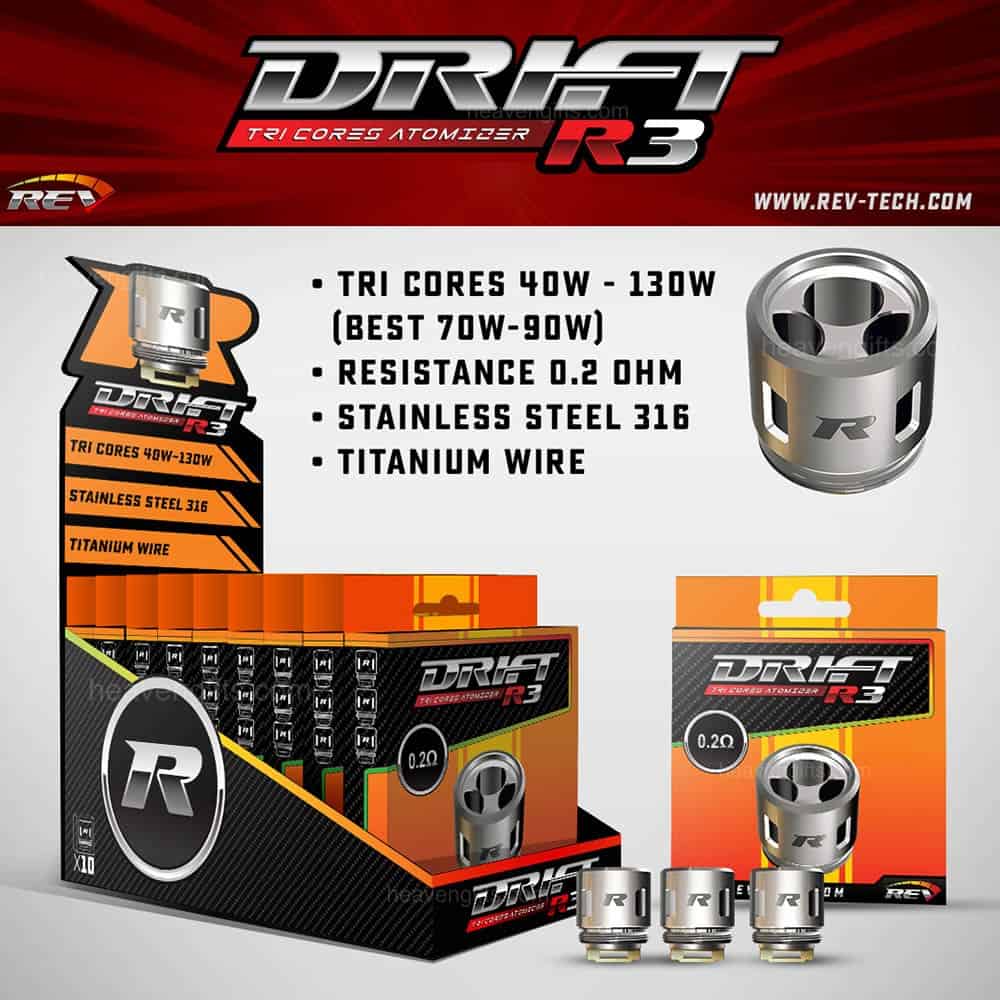 REV Drift Replacement Coil 3pcs