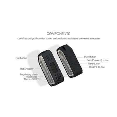 WISMEC Active Bluetooth Music TC Box MOD 2100mAh