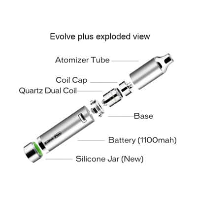 Yocan Evolve Plus Wax Vape Pen Kit 1100mAh