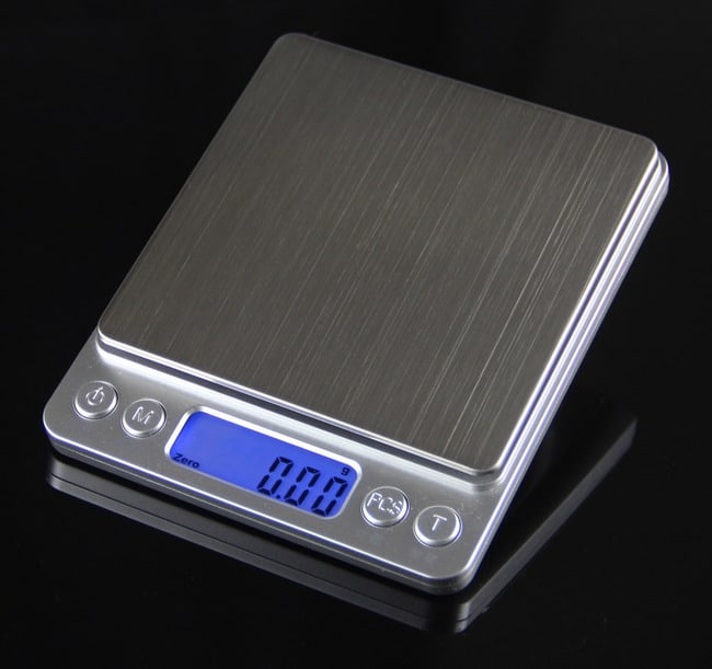 0.01g Digital Precision Platform Scale Stainless Steel 500g