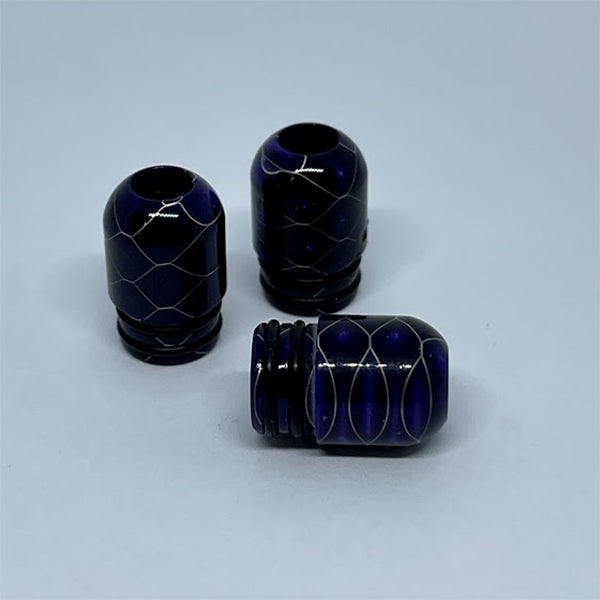 Reewape Resin 510 Drip Tip - Purple Snake Skin