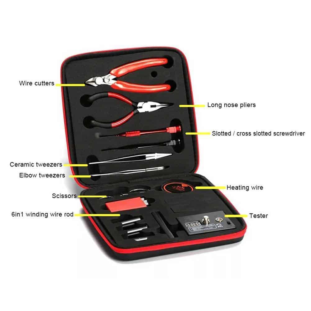 DIY Coil Master vape tools bag Kit